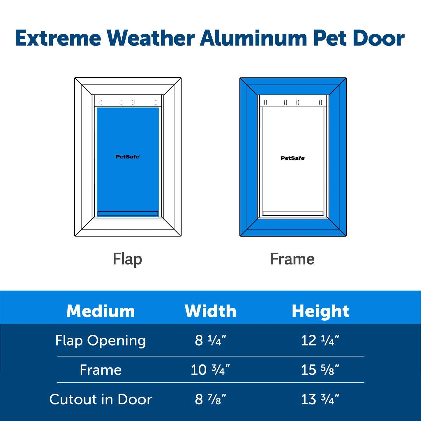 Extreme Weather Aluminum Pet Door™