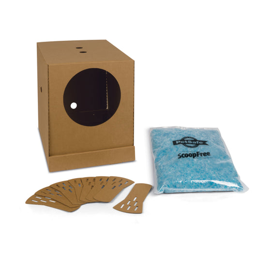 Disposable Litter Box with Litter