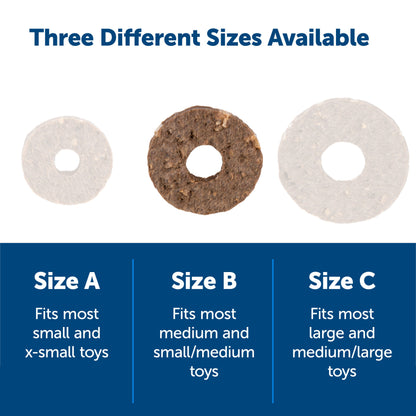 Busy Buddy® Rawhide Treat Rings, Variety Pack, 24 Count