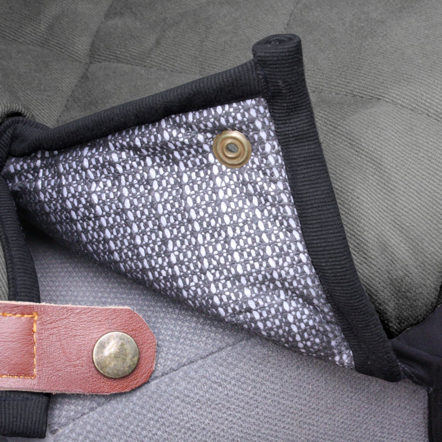 Happy Ride® Quilted Hammock Seat Cover - Black