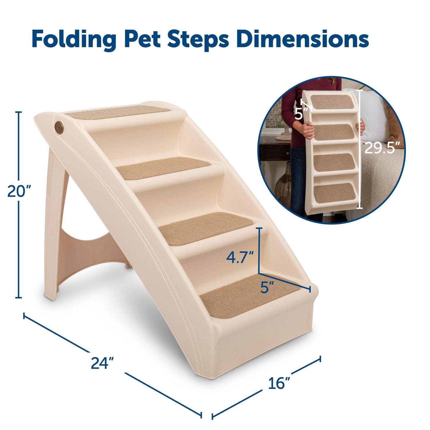 CozyUp™ Folding Pet Steps