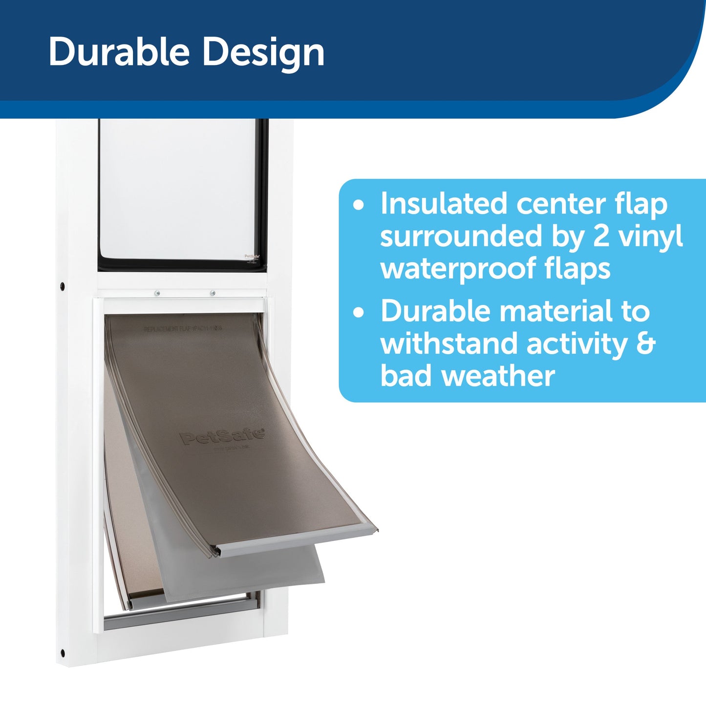 Extreme Weather Sliding Glass Pet Door™ Replacement Flaps