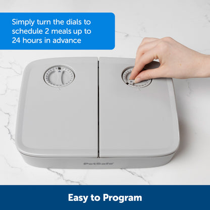 Automatic 2 Meal Pet Feeder