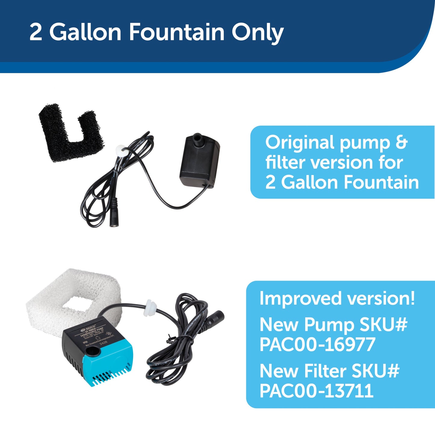 Drinkwell® Replacement Pump for Gallon and Butterfly Pet Fountains